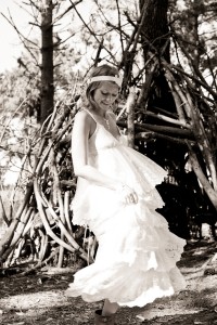 Robe de mariée Bohème hippie chic