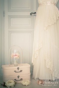 Robe de mariée bohème 2015 Angélique - jupe dentelle
