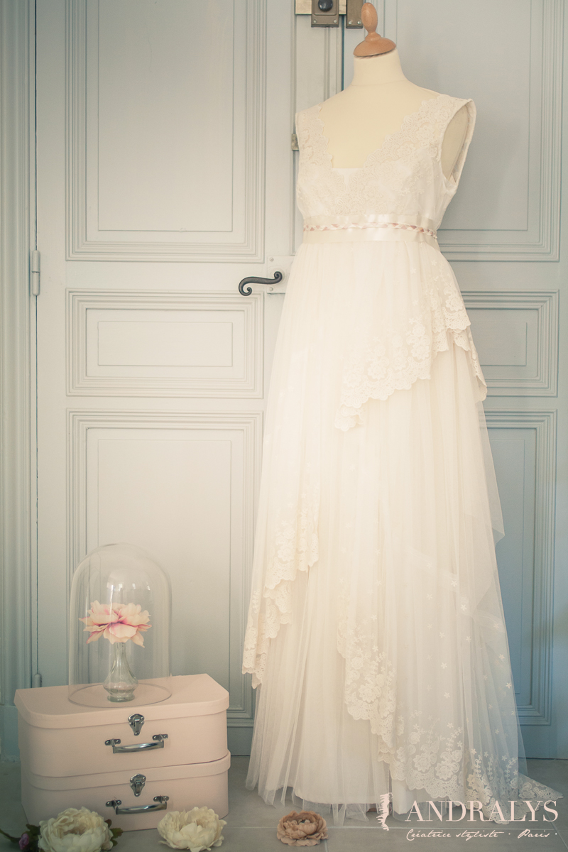 Robe de mariée bohème 2015 Angélique