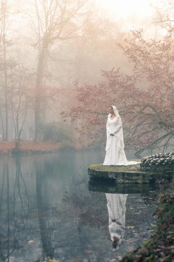 Robe de mariée elfique Dame Blanche Mary-Gabrielle