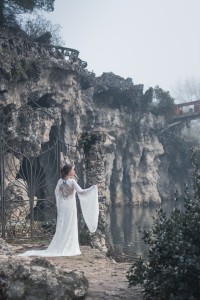 Robe de mariée elfique Dame Blanche Mary-Gabrielle