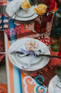 shooting inspiration mariage - décoration table - assiette mariage