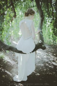 robe de mariée champêtre vegan - mariage champêtre en forêt vegan Bordeaux